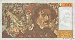 100 Francs DELACROIX imprimé en continu FRANCIA  1991 F.69bis.03c2 q.SPL