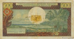 500 Francs - 100 Ariary MADAGASCAR  1964 P.058a BC