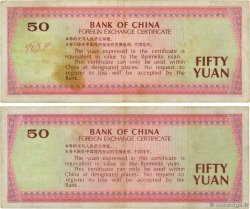 50 Yuan Lot CHINA  1979 P.FX6 BC a MBC