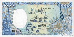 1000 Francs type 1985 CONGO  1985 A.217a