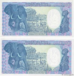 1000 Francs Lot CONGO  1991 P.10c UNC-