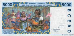 5000 Francs WEST AFRICAN STATES  1995 P.113Ad UNC