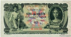 100 Korun Spécimen TSCHECHOSLOWAKEI  1931 P.023s ST