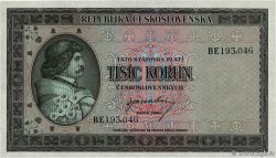1000 Korun CZECHOSLOVAKIA  1945 P.065a UNC