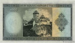 1000 Korun TSCHECHOSLOWAKEI  1945 P.065a ST