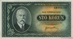 100 Korun CHECOSLOVAQUIA  1945 P.063 SC