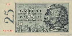 25 Korun TCHÉCOSLOVAQUIE  1958 P.087