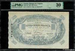 500 Francs TUNISIA  1924 P.05b VF