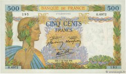 500 Francs LA PAIX FRANCE  1942 F.32.41 pr.NEUF