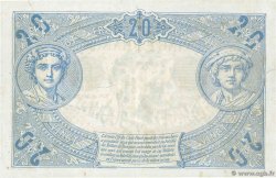 20 Francs NOIR Grand numéro FRANCE  1905 F.09.04 VF