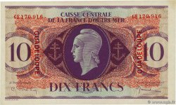 10 Francs GUADELOUPE  1944 P.27a fST+