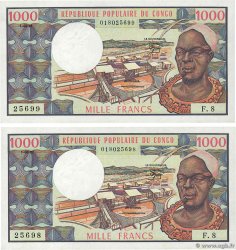 1000 Francs Consécutifs CONGO  1981 P.03e fST+