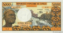5000 Francs CONGO  1978 P.04c fVZ