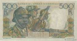 500 Francs FRENCH WEST AFRICA  1951 P.41 MBC