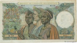 5000 Francs FRENCH WEST AFRICA  1950 P.43 MBC