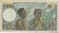 5000 Francs FRENCH WEST AFRICA  1950 P.43 MBC