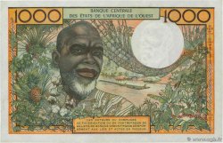 1000 Francs STATI AMERICANI AFRICANI  1961 P.103Ab q.FDC