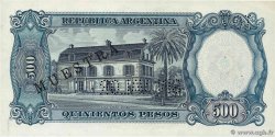 500 Pesos Spécimen ARGENTINA  1964 P.278s SC