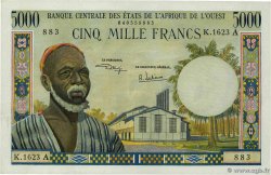 5000 Francs WEST AFRICAN STATES  1975 P.104Ah AU