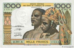 1000 Francs ÉTATS DE L AFRIQUE DE L OUEST  1980 P.103An