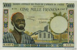 5000 Francs STATI AMERICANI AFRICANI  1977 P.804Tk AU+