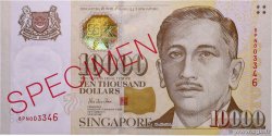 10000 Dollars Spécimen SINGAPORE  1999 P.44s q.FDC