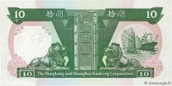 10 Dollars HONGKONG  1992 P.191c ST