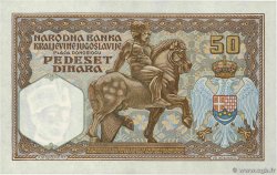 50 Dinara YUGOSLAVIA  1931 P.028 UNC-