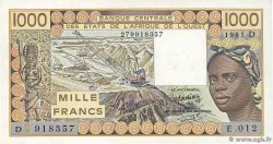 1000 Francs ÉTATS DE L