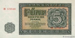 5 Deutsche Mark GERMAN DEMOCRATIC REPUBLIC  1955 P.17 UNC