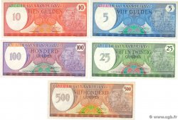 5 au 500 Gulden Lot SURINAM  1982 P.125 au P.129 UNC-