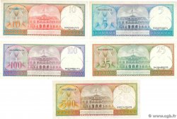 5 au 500 Gulden Lot SURINAM  1982 P.125 au P.129 pr.NEUF