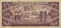 50 Pesos CUBA  1961 P.098a F+