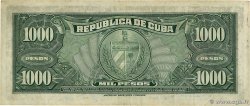 1000 Pesos CUBA  1950 P.084 F+