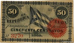 50 Centavos CUBA  1869 P.054 TTB