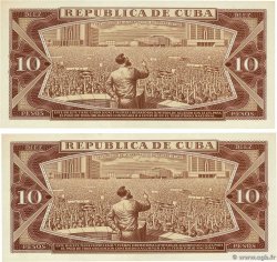 10 Pesos Consécutifs CUBA  1984 P.104c UNC