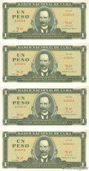 1 Peso Consécutifs CUBA  1969 P.102a FDC