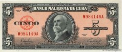 5 Pesos CUBA  1949 P.078b UNC