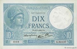 10 Francs MINERVE modifié FRANCIA  1941 F.07.26