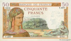50 Francs CÉRÈS FRANCIA  1935 F.17.04