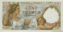 100 Francs SULLY FRANCE  1941 F.26.47