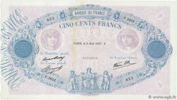500 Francs BLEU ET ROSE modifié FRANCIA  1937 F.31.01 q.AU