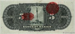5 Pesos MEXIQUE  1934 P.021g TTB+