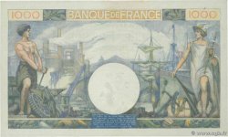 1000 Francs COMMERCE ET INDUSTRIE FRANKREICH  1944 F.39.10 fVZ