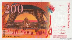 200 Francs EIFFEL FRANCE  1996 F.75.02 SPL