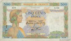 500 Francs LA PAIX FRANCIA  1940 F.32.04