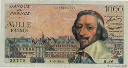 1000 Francs RICHELIEU FRANCE  1954 F.42.06