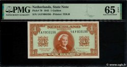 1 Gulden NETHERLANDS  1945 P.070 UNC