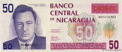 50 Cordobas NICARAGUA  1991 P.177b SPL