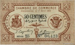 50 Centimes ALGERIA Bougie, Setif 1915 JP.139.01 FDC
